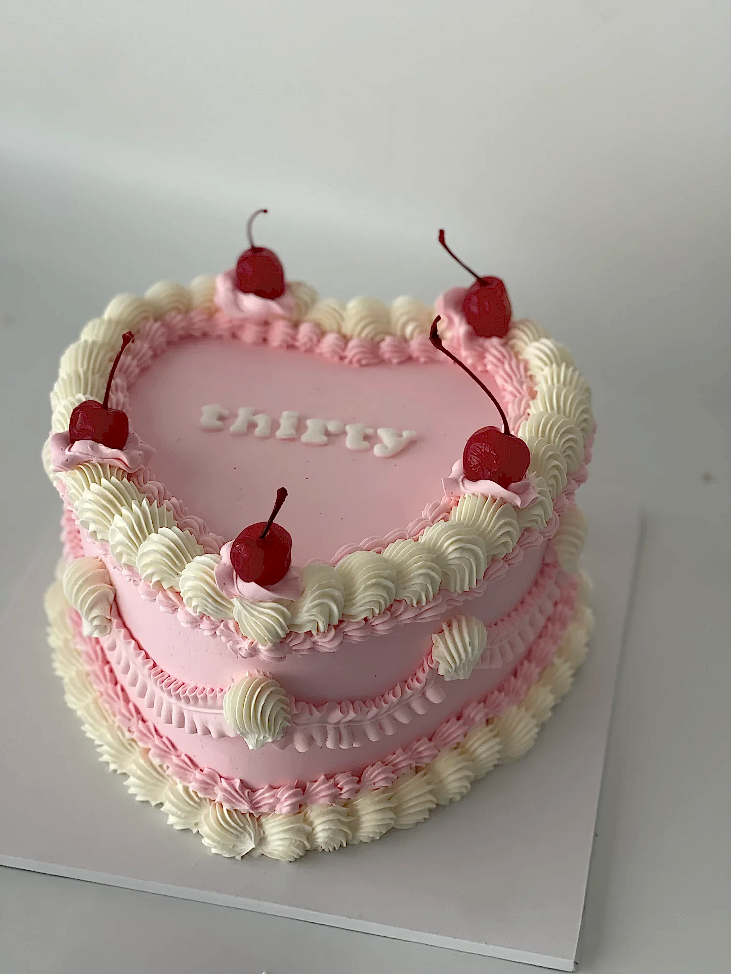 Vintage Heart Cake