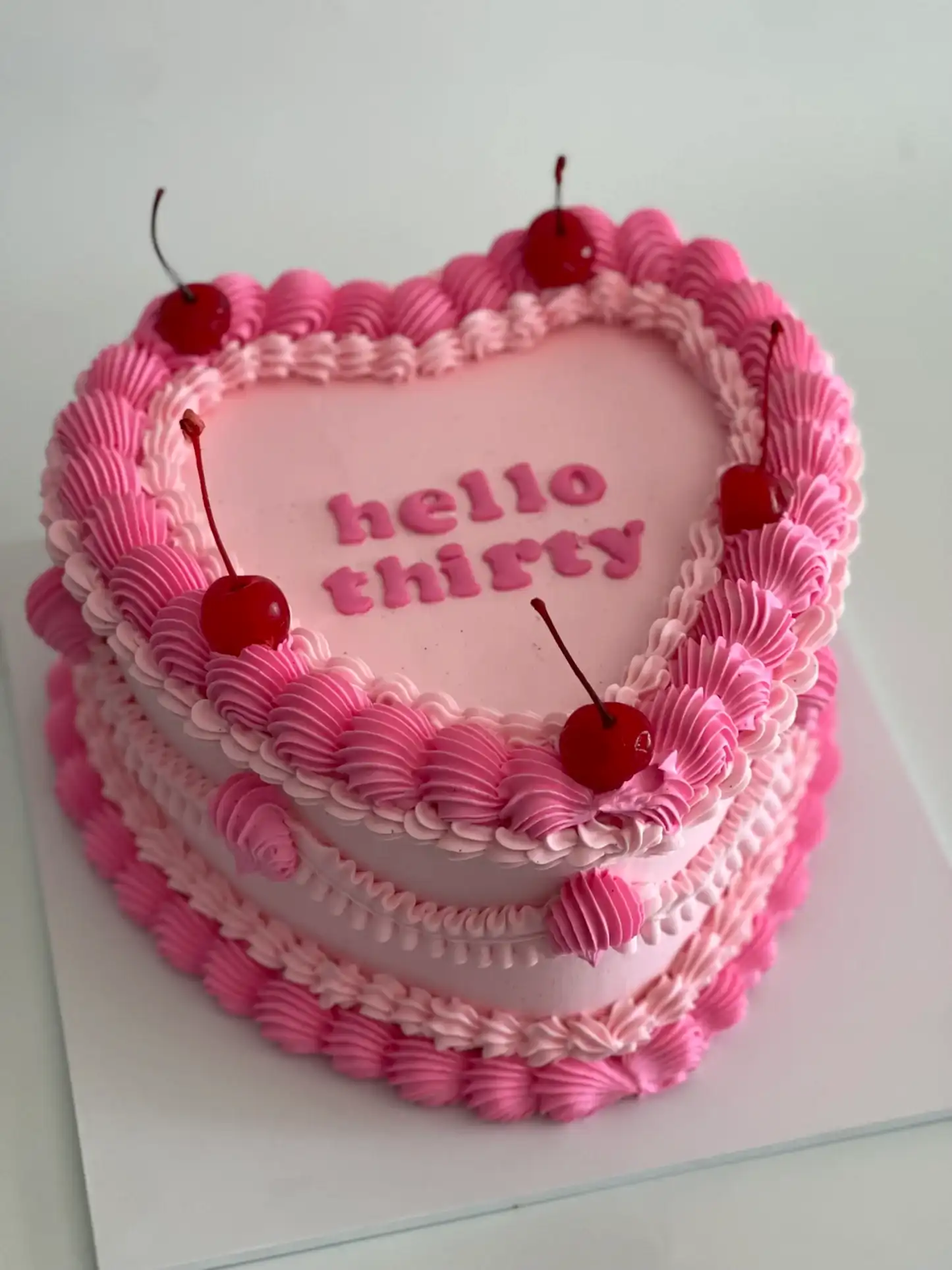 Vintage Heart Cake