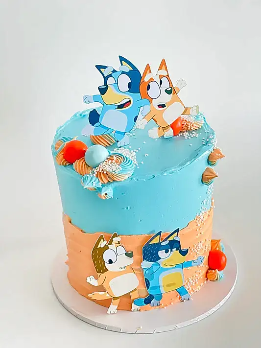 Bluey cake perfect for kids with delivery in Brisbane