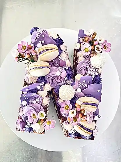 Brisbanes best monogram number or alphabet cake