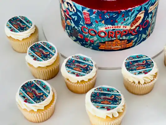 Coles local corporate cupcakes
