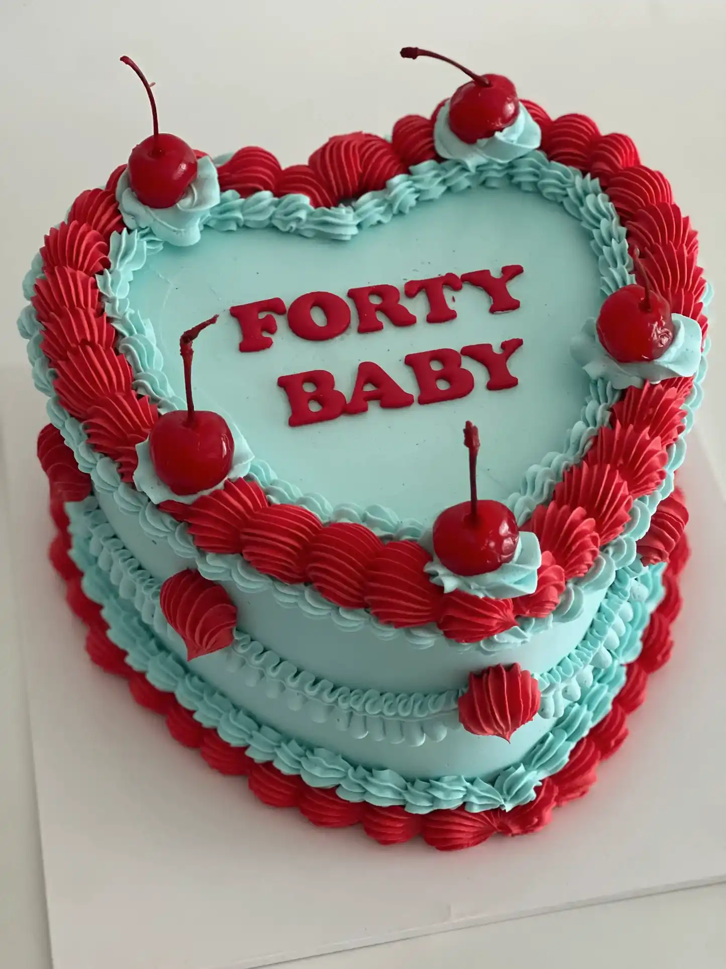 Vintage Heart Cake