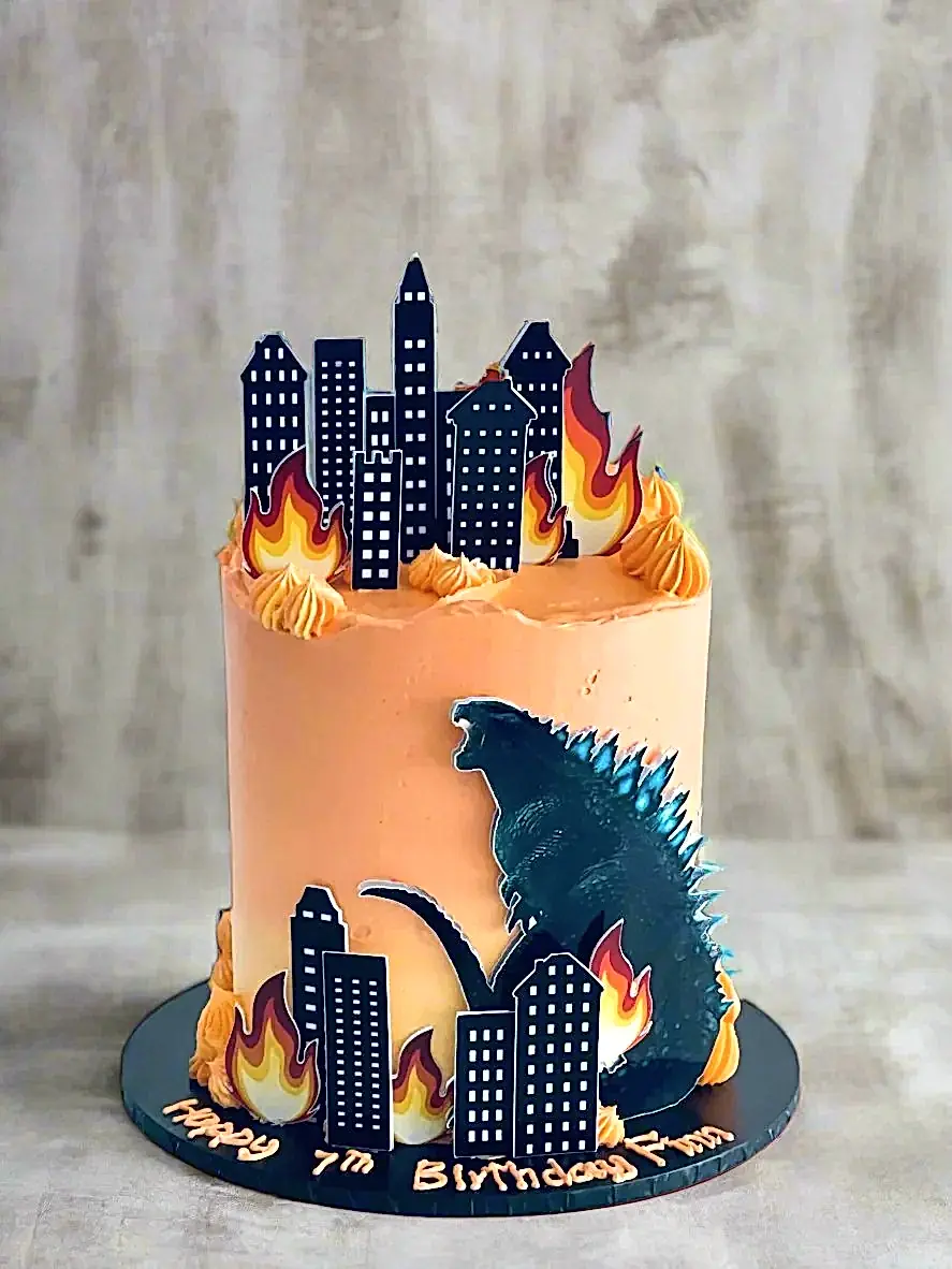 Godzilla Cake