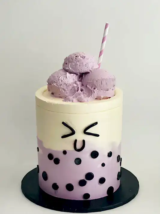 Bobba Bubble tea cake(5" recommended)