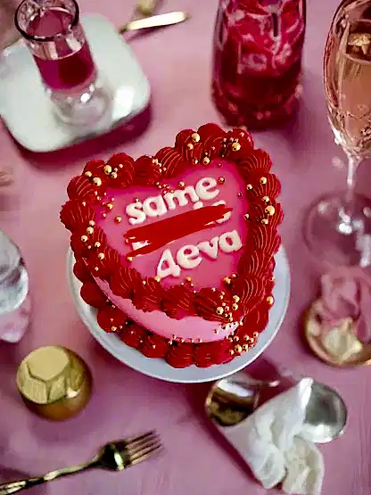 Mini Heart Cake