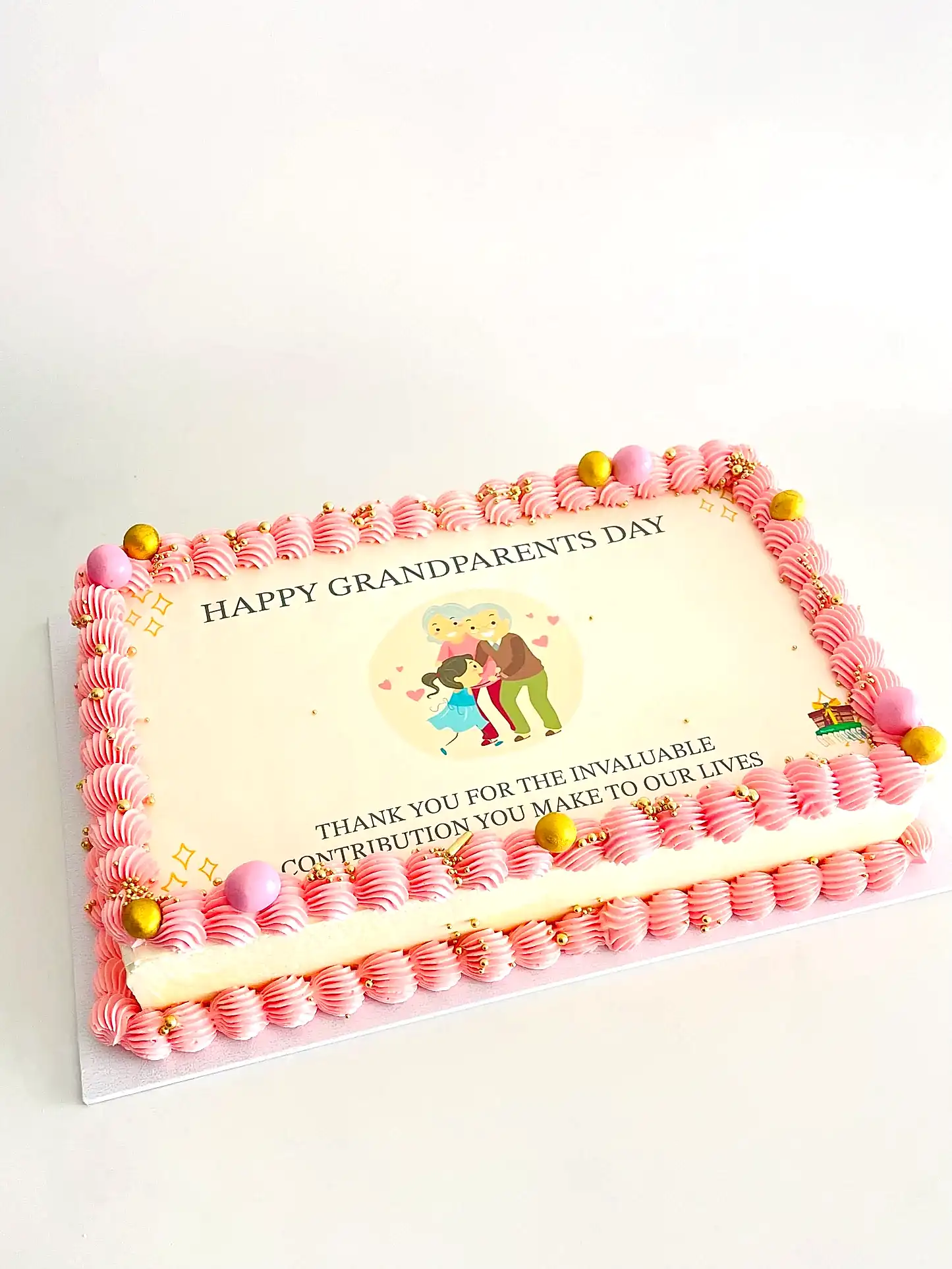 Logo Rectangle Cake
