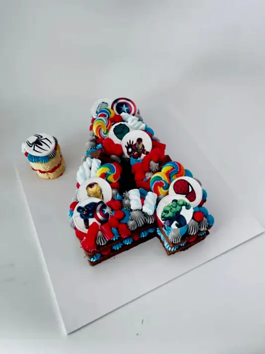 Best selling theme number cake with delivery across Brisbane