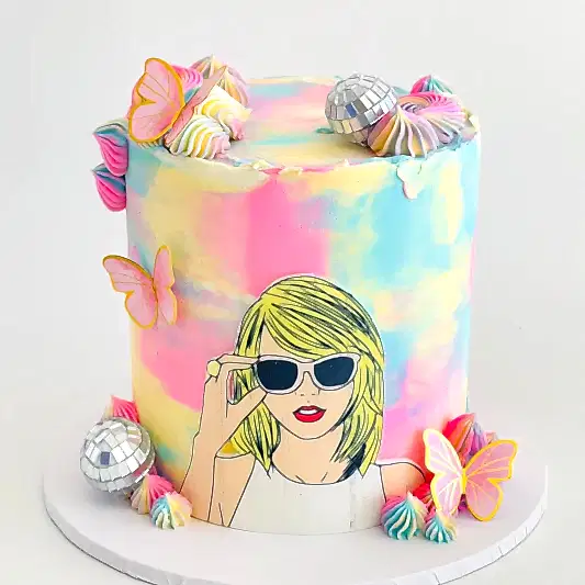 Taylor swift theme cake