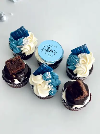 Fathers Day Celebration Cupcakes